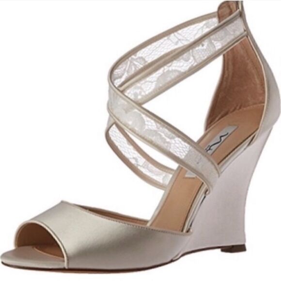 NIB MSRP $109 Nina Elyana Strappy Wedge Sandal Women's Size 9.5 - Picture 5 of 9